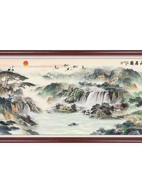 蒙娜丽莎十字绣富春山居图