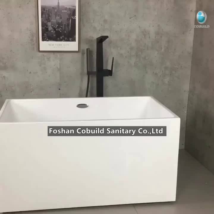 C6014 Sanitary Ware Very Small Deep Bathtub Freestanding Small Bathtub