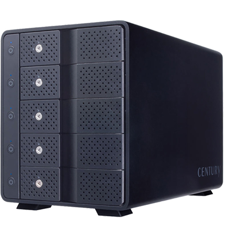 世特力CRCM535U31CIS外接3.5寸五盘5盘位type-c硬盘盒USB3.1 gen2