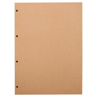 a5活页纸b5空白道林纸a4活页本外壳可拆卸横线记事本活页笔记本替芯6孔9孔日记本替换牛皮纸本内芯内页活页夹