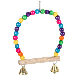 宠尚天鹦鹉玩具秋千爬梯磨爪棒磨牙站杆虎皮玄凤鸟笼配件用品大全