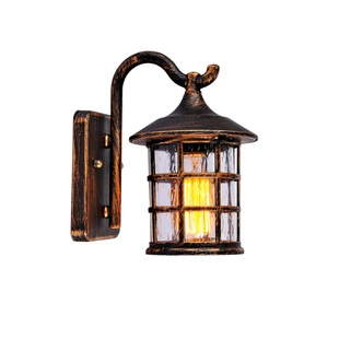 户外防水壁灯美式乡村复古过道阳台灯庭院床头欧式室外防雨壁灯