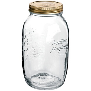 Bormioli Rocco进口无铅燕窝分装瓶果汁果酱瓶密封罐水果酒玻璃瓶