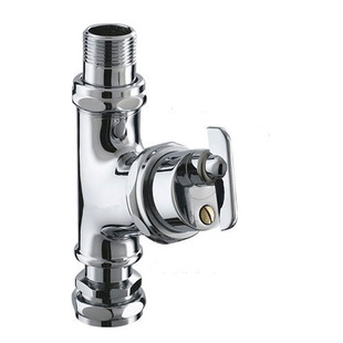 全铜厕所蹲便器冲水阀老式旋钮式手扭角式冲洗公共大便延时阀配件