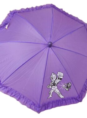 直径卡通公主晴雨花边儿童伞