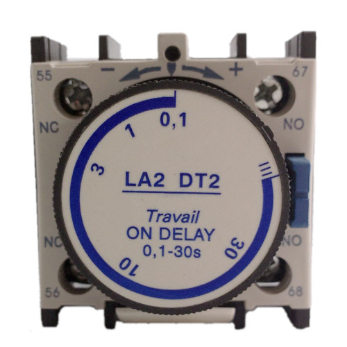空气延时头LA2-DT2延时触头 通电0.1-30S 配CJX2系列接触器