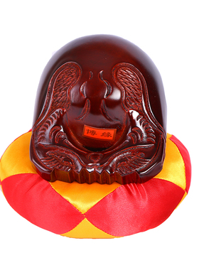 桂柚木实木木鱼打击乐器摆件