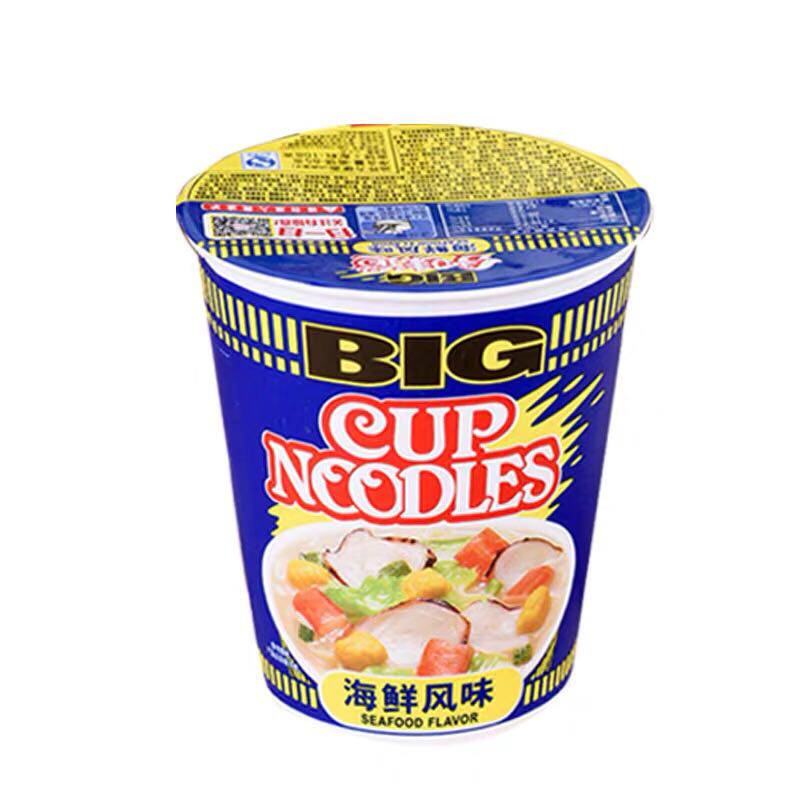 合味道大杯海鲜味整箱方便面速食