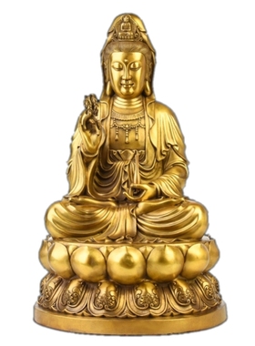 观世音菩萨纯铜佛像包邮