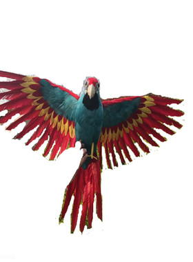 仿真鹦鹉影视拍摄道具田园装饰