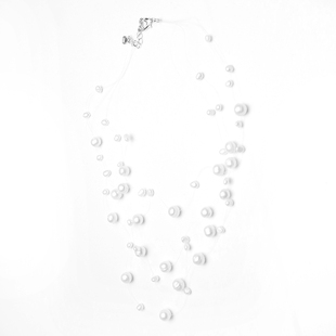 【动情自制】人鱼的眼泪_沧海遗珠定制淡水珍珠多层项链仙女925银