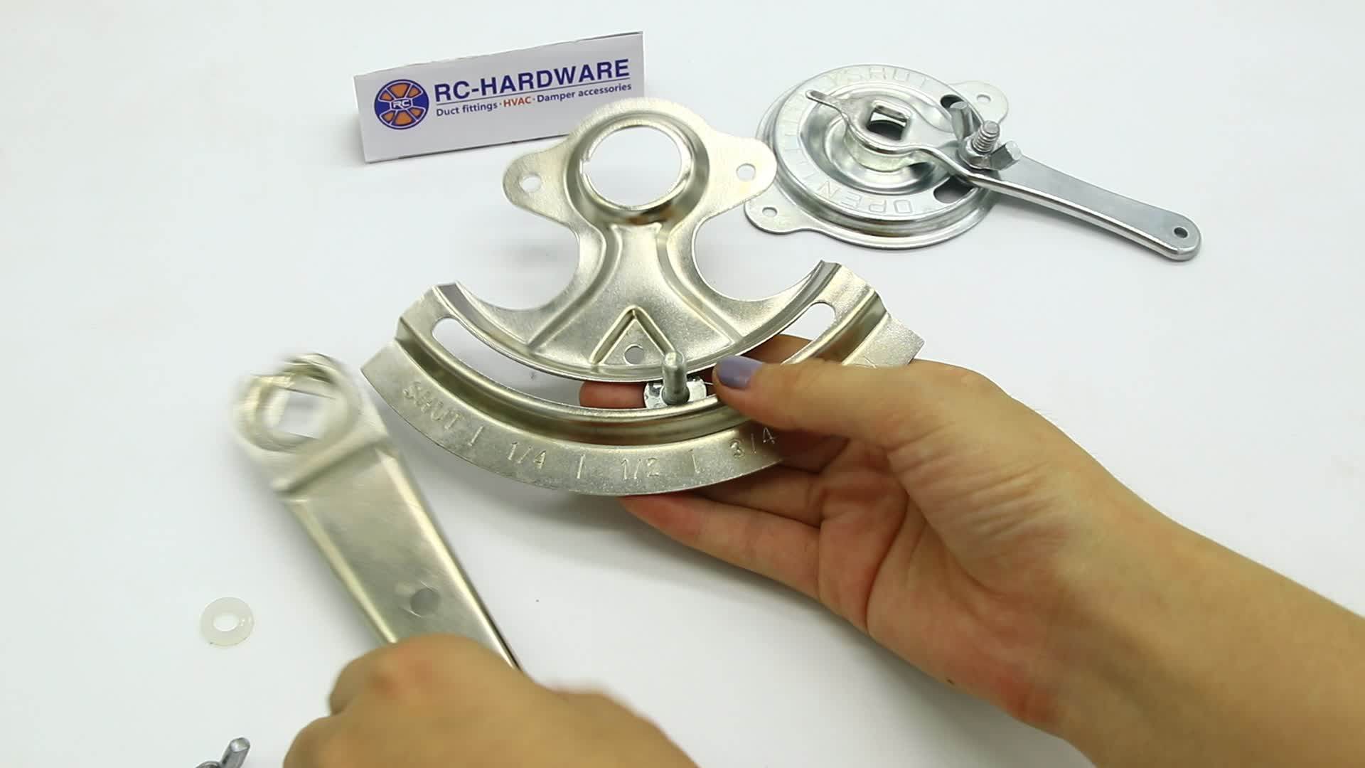 Hvac System Air Damper Quadrant /damper Handle/damper Assembling Parts