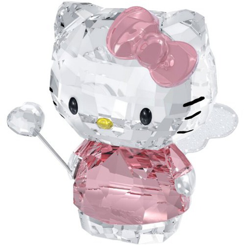 HelloKitty奥地利水晶彩色大猫头车挂坠毛衣链坠摆件礼物车饰多色