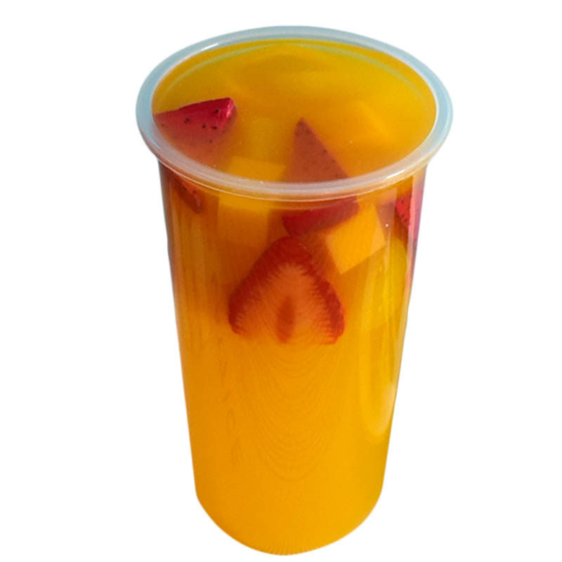 仿真水果茶气泡水模型500-700ML