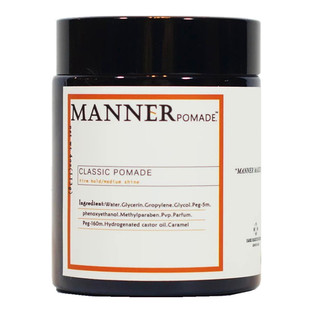 MANNER POMADE水基发油发蜡发泥男士油头膏强力定型持久背头造型
