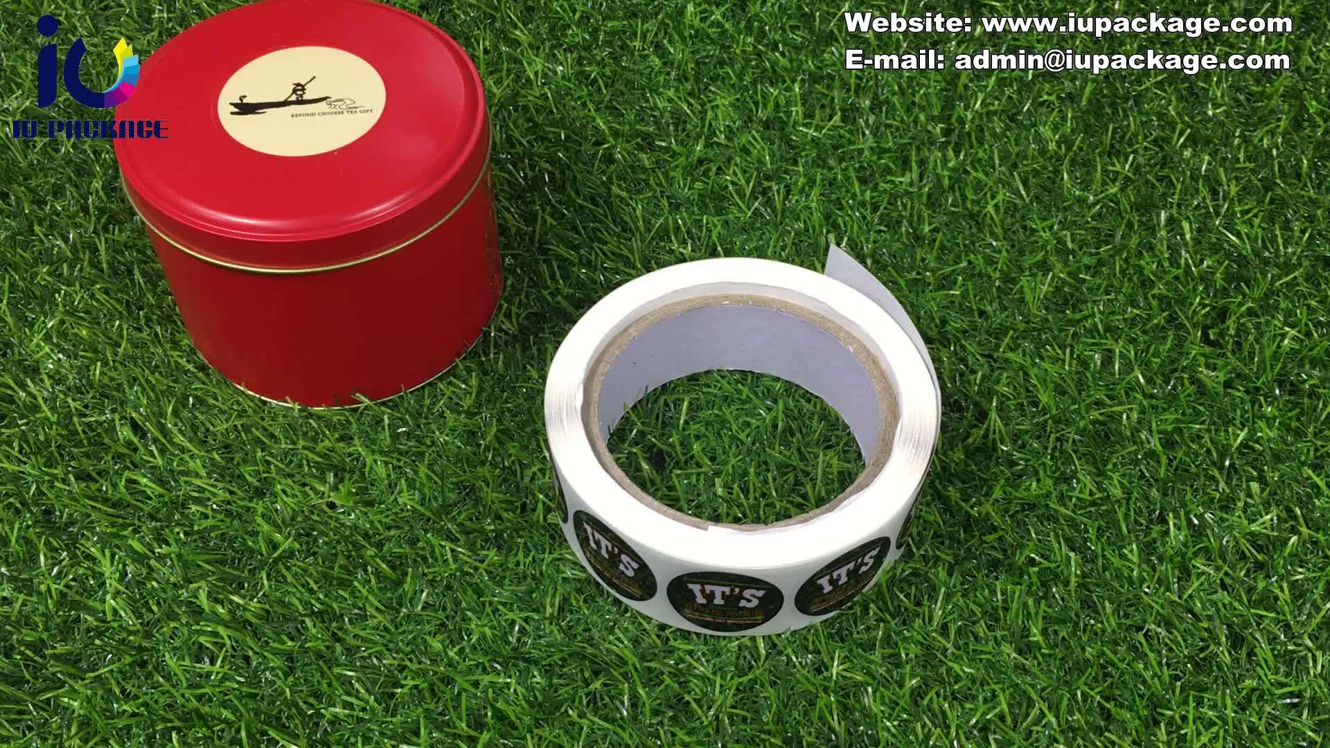 Custom Plastic Laser Film Sticker Printed Logo,Stickers With Round Logo