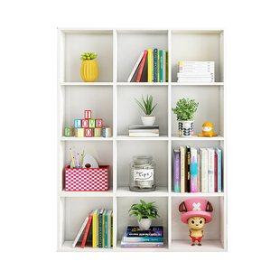 简易儿童玩具收纳柜书柜书架幼儿园方格储物柜置物格子柜自由组合