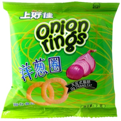 上好佳洋葱圈膨化休闲小吃大礼包