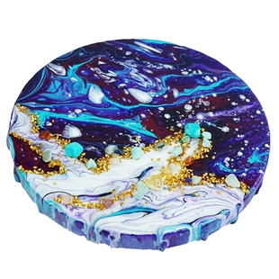 流体画板布框异方形圆形装裱批手工制作艺术丙烯颜料套装材料diy