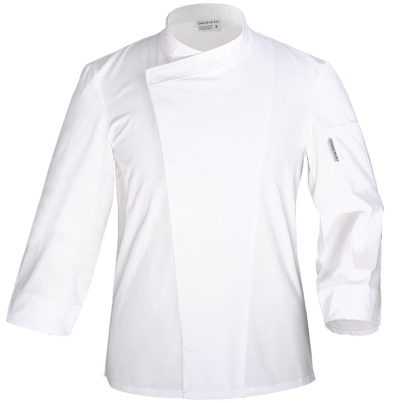 七分袖夏秋冬厨师工作服定制logo