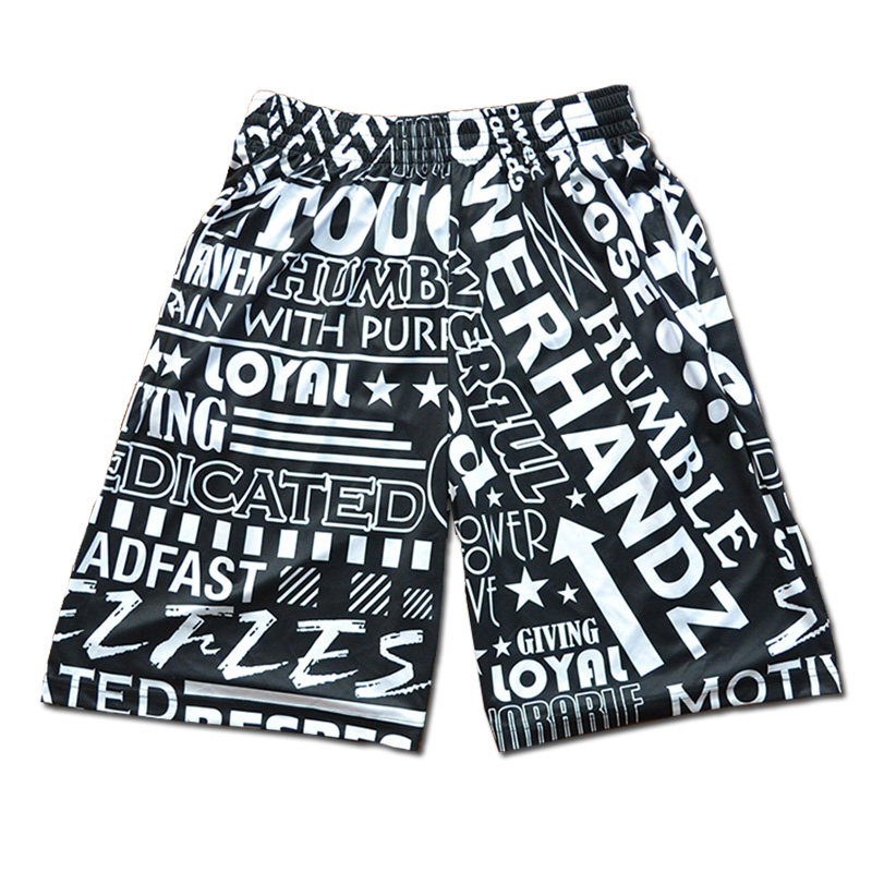 街头篮球裤库里詹姆斯篮球短裤街球男运动训练热身运动裤定制订做