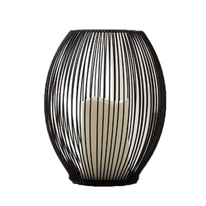 欧式烛台黑色铁艺电子蜡烛 烛台 浪漫家居饰品 宴会婚庆烛台摆件