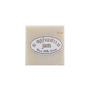 泰国jam手工大米皂 破相皂 洁面沐浴洗手植物精油皂男女65g*1块装