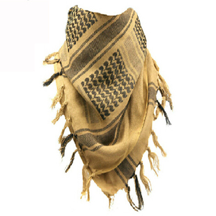 FMA阿拉伯方面巾中东Shemagh加厚针织秋冬户外骑行百搭头围巾披肩