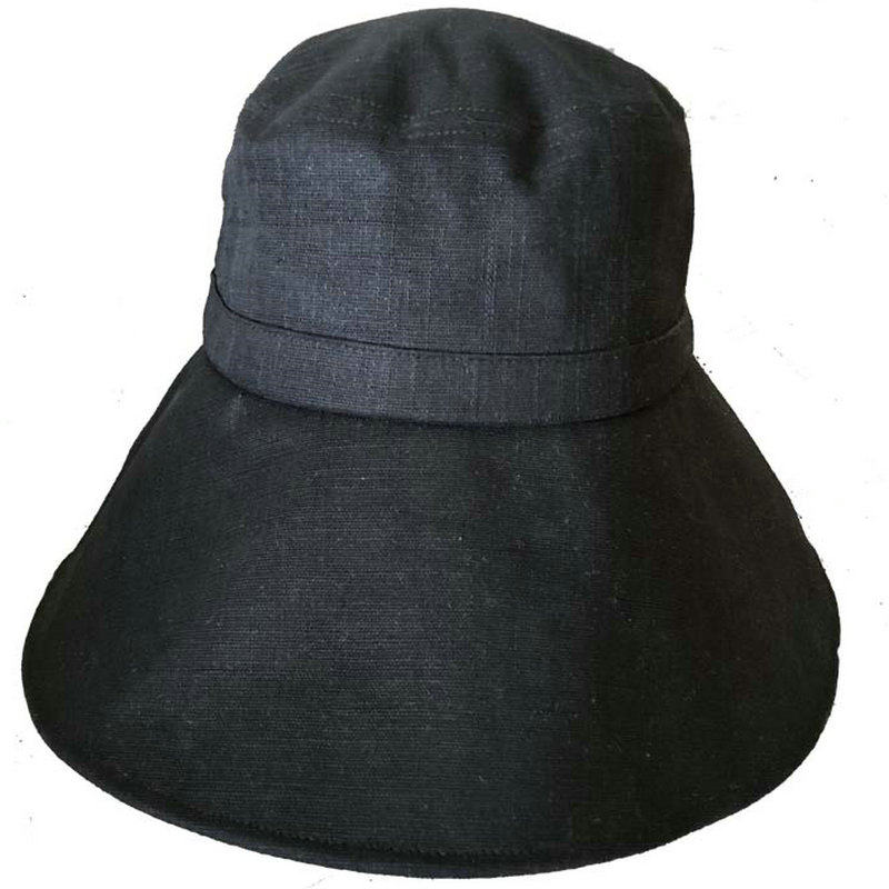 太阳帽布帽新款女超大檐防UV遮阳帽大头围可折叠日本夏季时尚帽