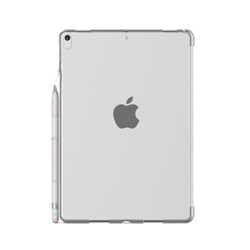 软壳ipad pro 10.5/9.7寸Air3键盘Smart cover保护后盖伴侣带笔槽10.2英寸iPad第九代适