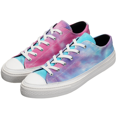 BLESSSHOE扎染渐变色帆布鞋