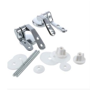 座便器配件推荐老式实木马桶盖配件铰链坐厕盖板金属合页螺丝通用