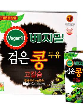 韩国进口倍吉美尔黑豆豆奶