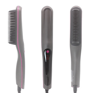 HairStraightener Brush便携直发干湿两用家用防烫直发梳智能学生