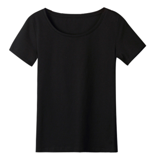 正品哥家新2025夏季新款基础款纯棉简约纯色白色修身短袖T恤女