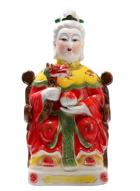 陶瓷泰山奶奶摆件镇宅中式