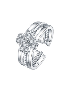 网红抖音同款戒指银可拆分3合1