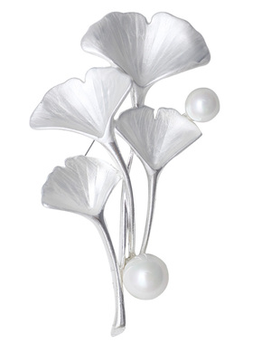日韩瑞丽兰花胸针教师节中秋礼物