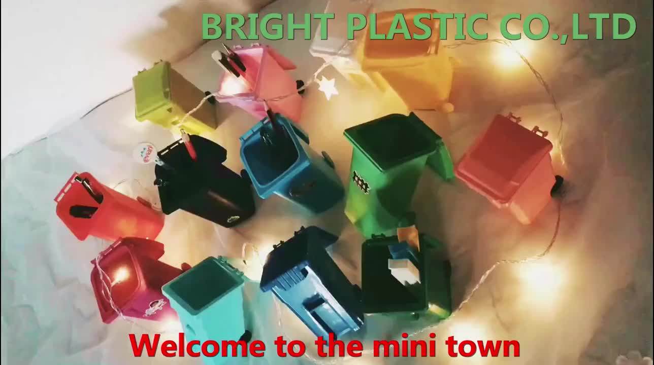 ArtCreativity Large Trash Cans Set With Lids, Set Of 4, Garbage Bin Toy In Assorted Neon Colors, Unique Desk Organizer, Birthday Party Favors For Kids, Cute Classroom Decor - View #8