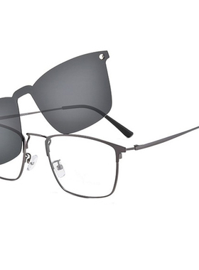 眼镜框近视可加磁吸两用二合一