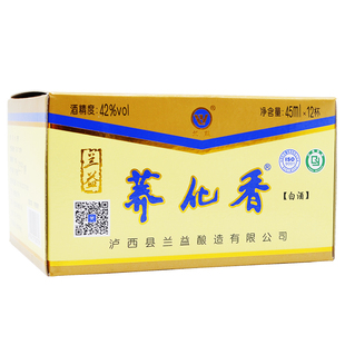 兰益松荞花香45ml*12杯 云南特产荞化香乔花香小乔酒苦荞酒