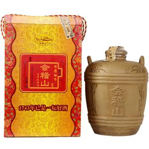 会稽山浙江绍兴黄酒五年陈酿花雕酒大坛10斤礼盒坛装半甜口味