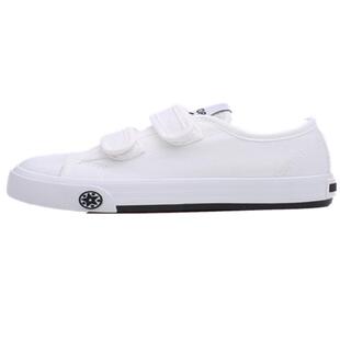 回力儿童小白鞋中大童幼儿园板鞋男童女童布鞋纯白鞋帆布鞋表演鞋