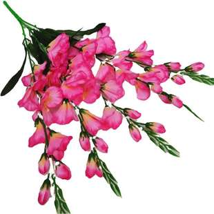 单支假花大把剑兰仿真花束绢花客厅花瓶插花工程户外花坛装饰把花