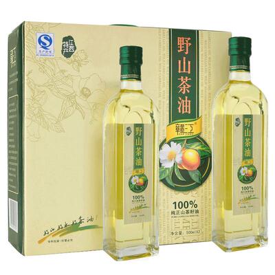 赣江野山茶油500mlx2礼盒装