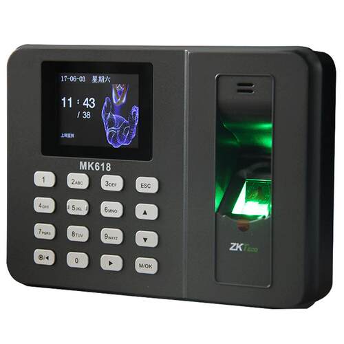 【送U盘】ZKTeco熵基科技wx3960指纹式识别考勤机打卡机上班签到机公司员工网络企业微信版打卡器密码一体机