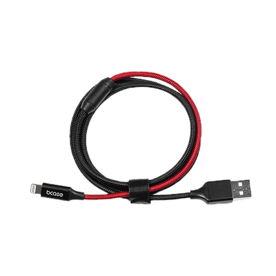 撞色渔网数据线BCase手机快充