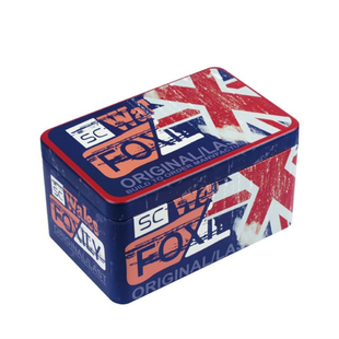 长方形铁皮盒明信片桌面化妆品收纳盒面膜收纳罐曲奇糖果礼品储物