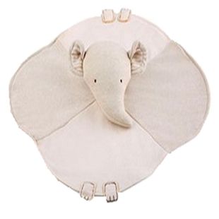 出口正品 进口有机棉大象/小熊/兔子安抚巾婴儿手抓咬咬巾 0-3岁