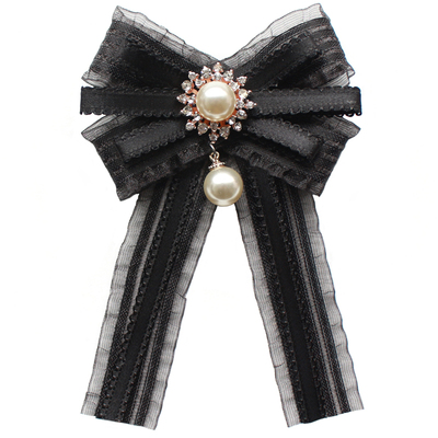 韩版领结女扣针潮胸花新款衬衣领口装饰领花胸针丝带蝴蝶结小领结